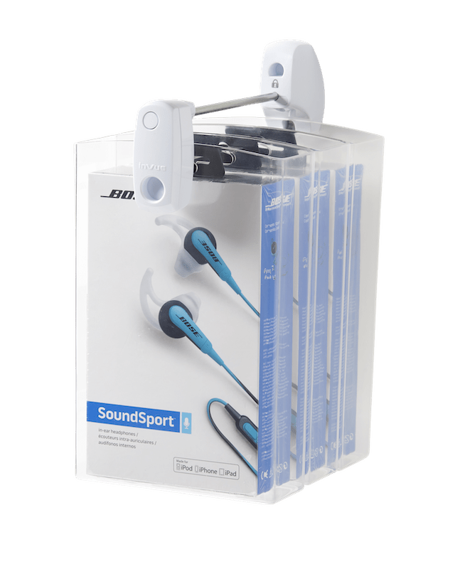 Merchandise Display Security - Segurança completa para fones de ouvido e earbuds