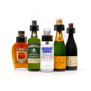 Travas para garrafas de bebidas alcoólicas