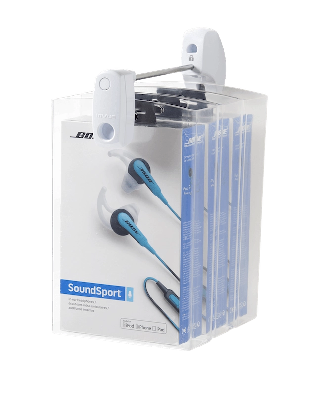 Merchandise Display Security - Segurança completa para fones de ouvido e earbuds
