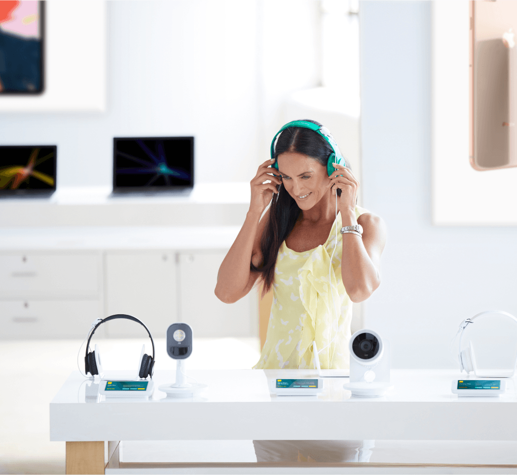 Merchandise Display Security - Segurança completa para fones de ouvido e earbuds