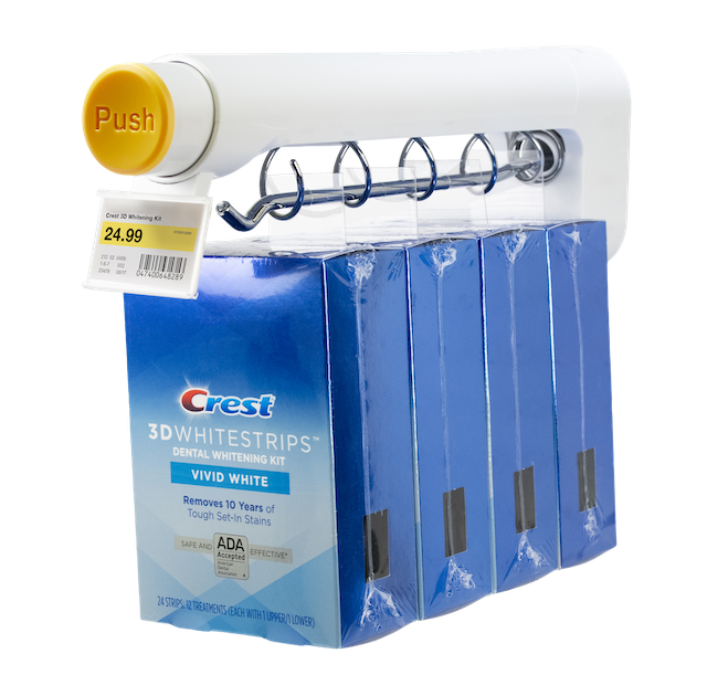 T1000 Dispensador de autoatendimento com retardo de tempo para mercadorias penduradas