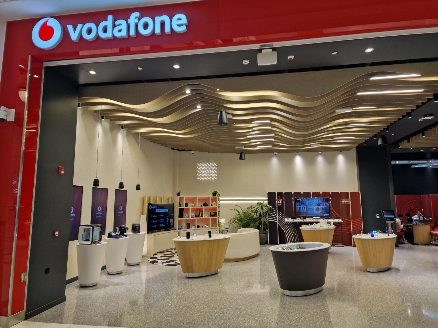 Exterior da loja Vodafone