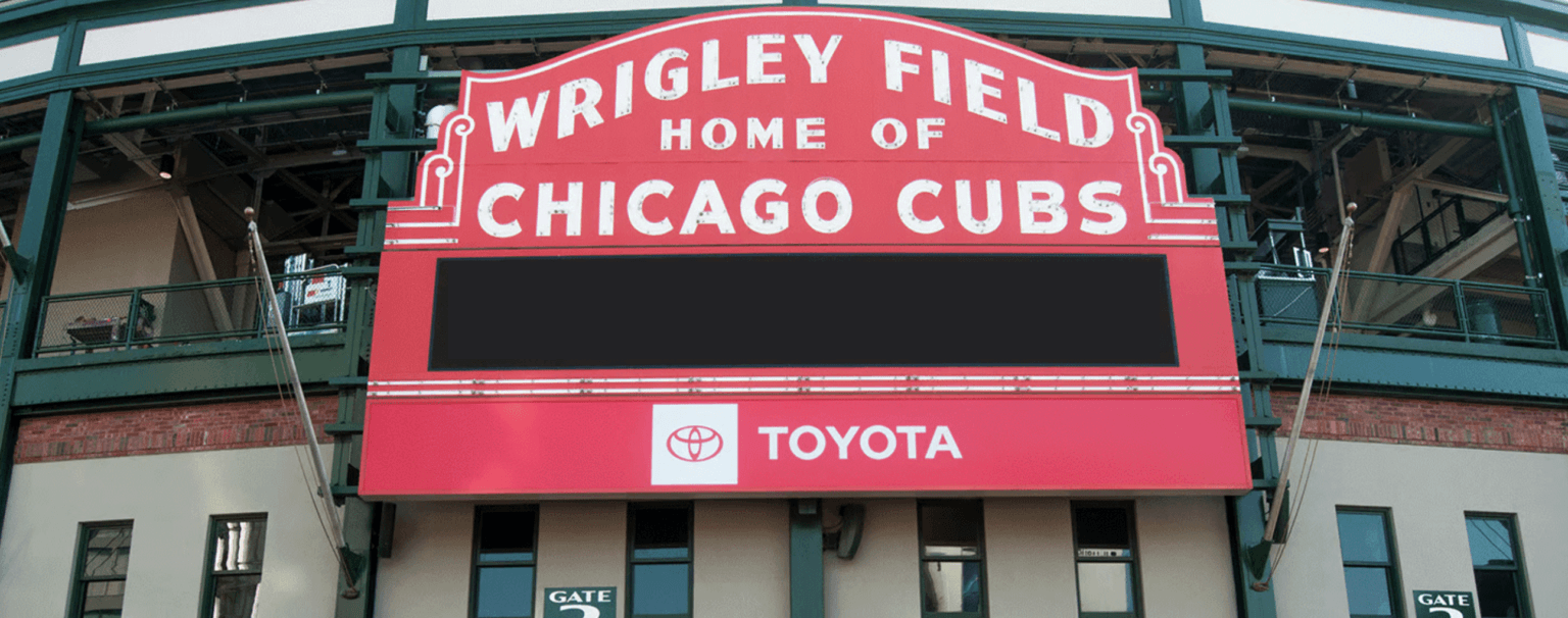 Placa do Wrigley Field do Chicago Cubs