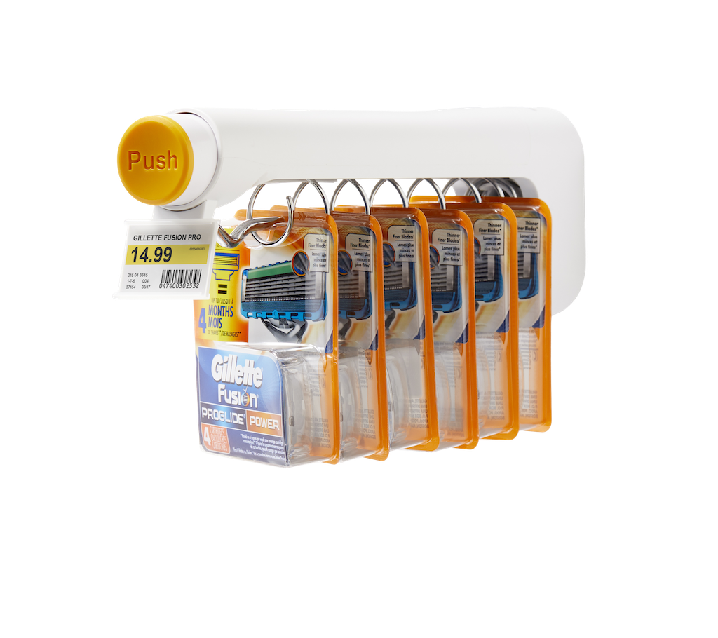 T1000 Dispensador de autoatendimento com retardo de tempo para mercadorias penduradas