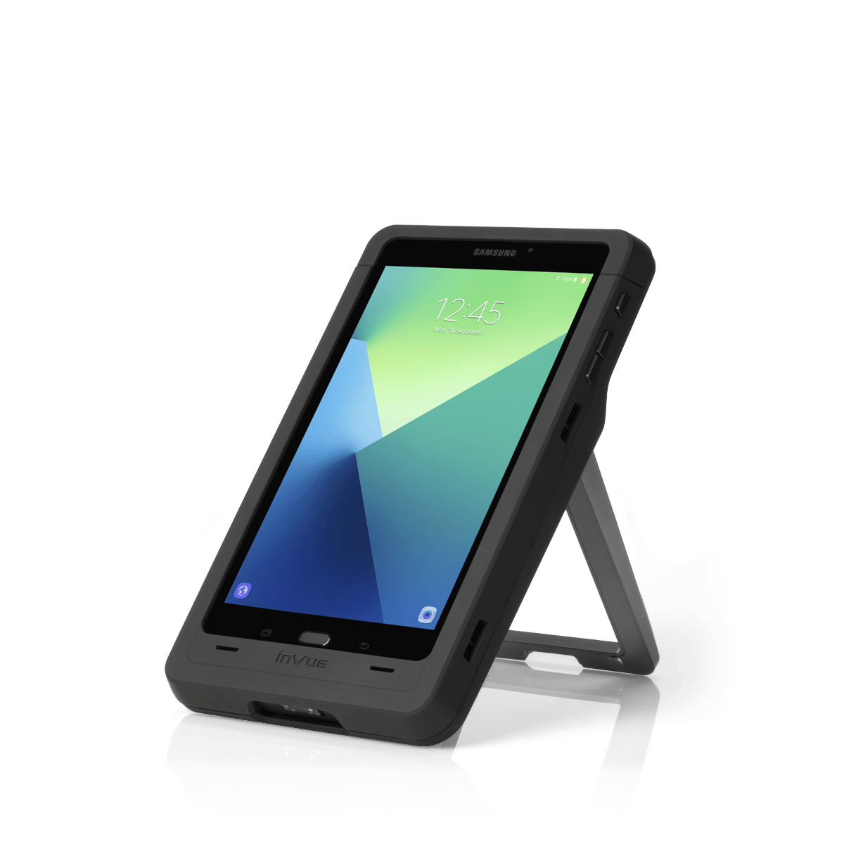 NE360T com o dispositivo Samsung voltado para a esquerda