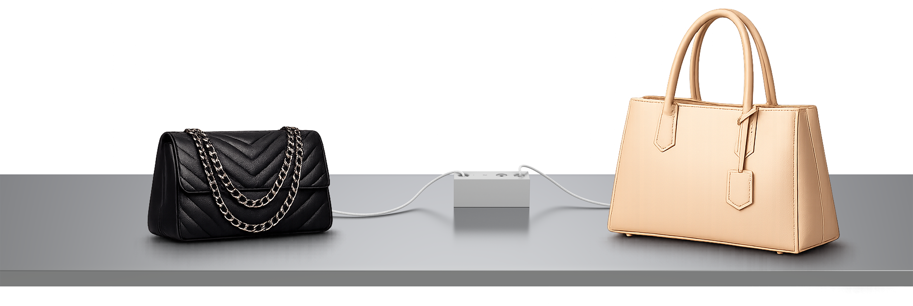 Sistema de segurança Luxe Lock para bolsas e carteiras de luxo e de alto valor