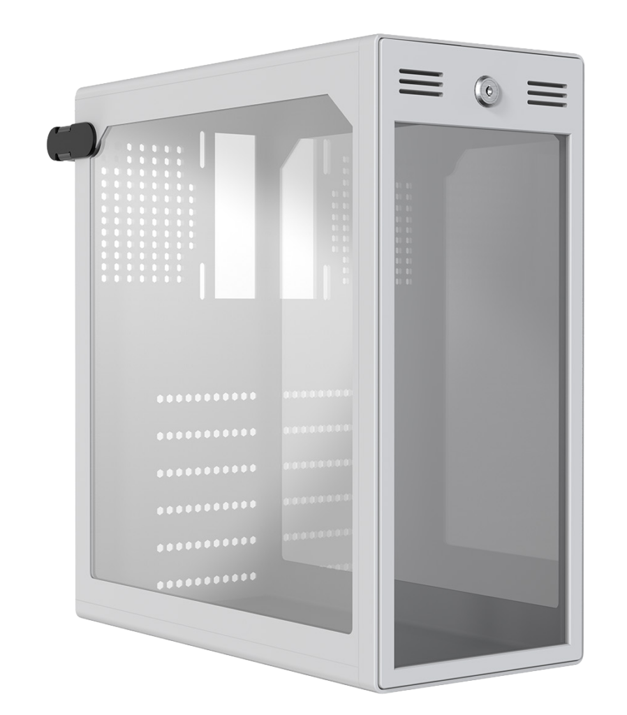 Solução de segurança para torres de computador “Desktop Lock”.